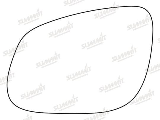 Summit Stick-On Standard Mirror Glass fits Kia Rio LHS - Summit - My Roof Bars