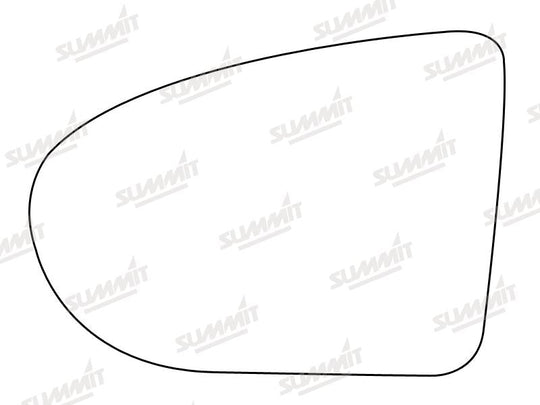 Summit Stick-On Standard Mirror Glass fits Nissan Qashqai 08 on LHS - Summit - My Roof Bars