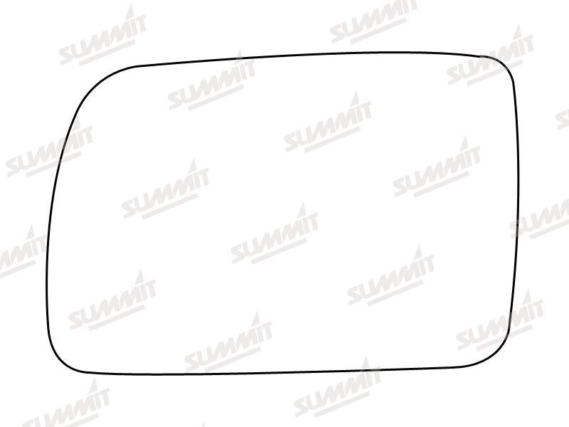 Summit Stick-On Standard Mirror Glass fits Kia Picanto 04 to 07 LHS - Summit - My Roof Bars