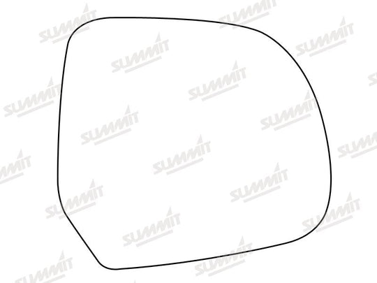 Summit Stick-On Standard Mirror Glass fits Nissan Micra Pixo 10 on RHS - Summit - My Roof Bars