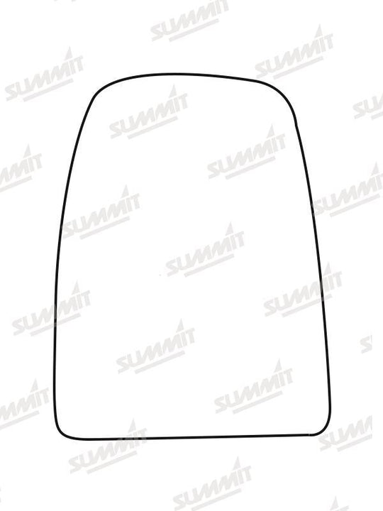 Summit Heated Base Plate With Commercial Mirror Glass fits Iveco Daily 14 on RHS - Summit - My Roof Bars