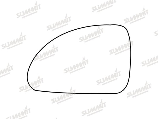 Summit Stick-On Standard Mirror Glass fits Kia Ceed 06 to 12 LHS - Summit - My Roof Bars