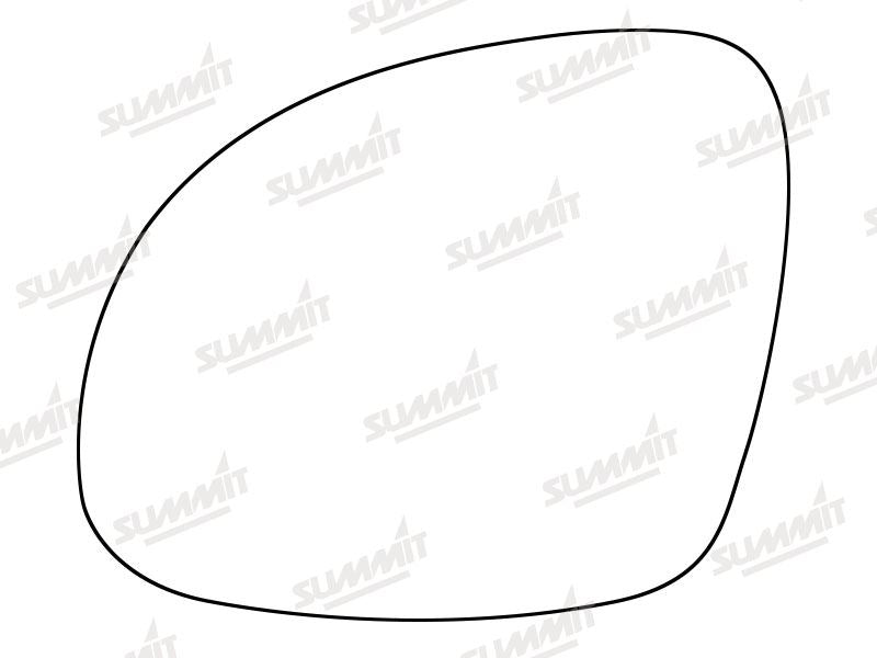 Summit Stick-On Standard Mirror Glass fits VW Tiguan 07 on LHS - Summit - My Roof Bars