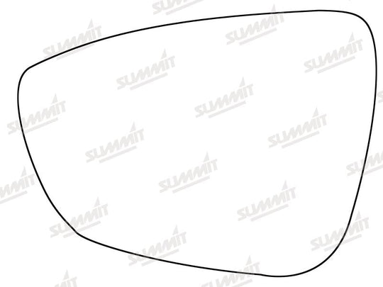 Summit Stick-On Standard Mirror Glass fits Ford Focus 18 on LHS - Summit - My Roof Bars
