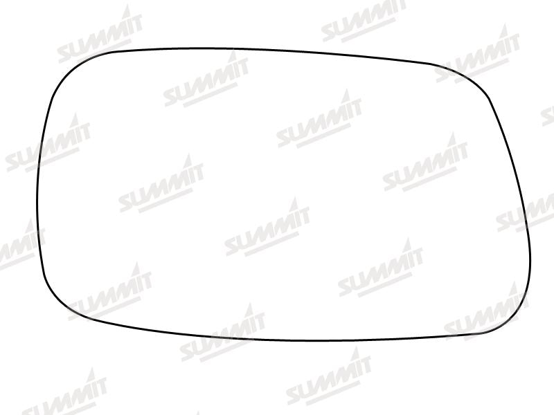 Summit Stick-On Standard Mirror Glass fits Toyota Avensis 97 to 02 LHS - Summit - My Roof Bars