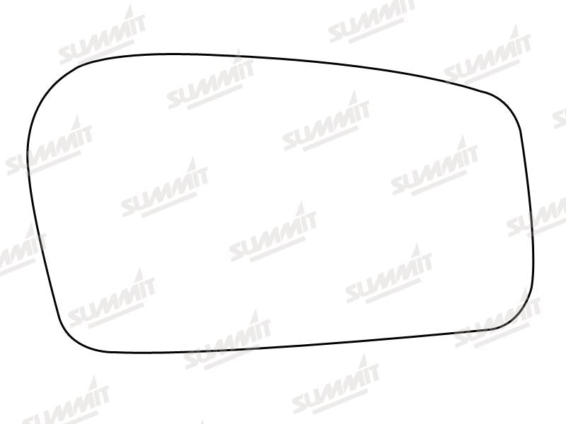 Summit Stick-On Standard Mirror Glass fits Peugeot 806 95 to 02 RHS - Summit - My Roof Bars
