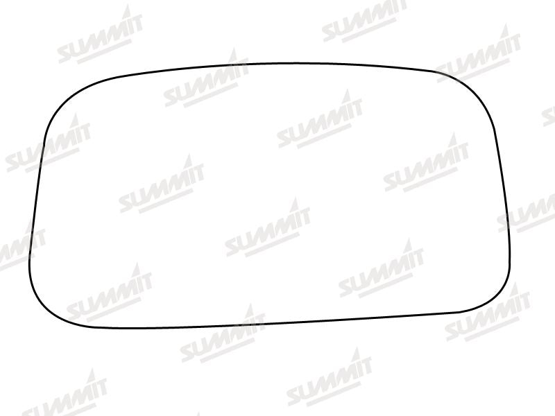 Summit Stick-On Standard Mirror Glass fits Toyota Camry 86 to 90 RHS - Summit - My Roof Bars