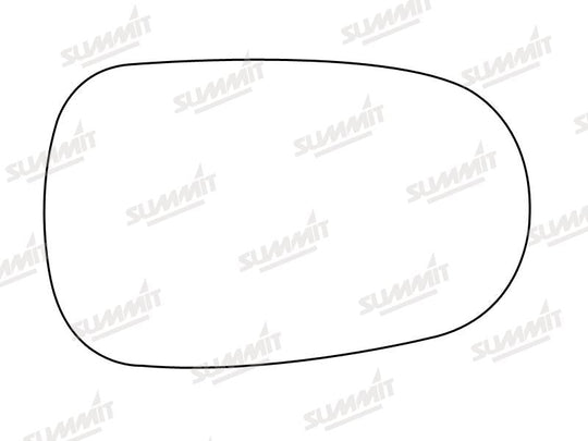 Summit Heated Base Plate With Standard Mirror Glass fits Renault, Nissan RHS LHS - Summit - My Roof Bars