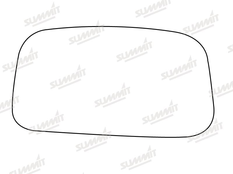 Summit Stick-On Standard Mirror Glass fits Toyota Camry 86 to 90 LHS - Summit - My Roof Bars