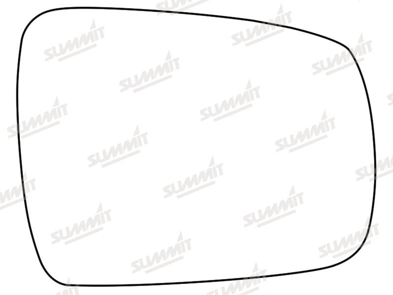 Summit Stick-On Standard Mirror Glass fits Kia Sorento 10 to 14 RHS - Summit - My Roof Bars