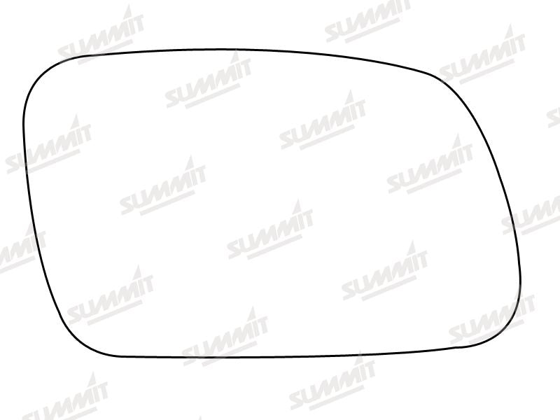 Summit Stick-On Standard Mirror Glass fits Peugeot 307 RHS - Summit - My Roof Bars