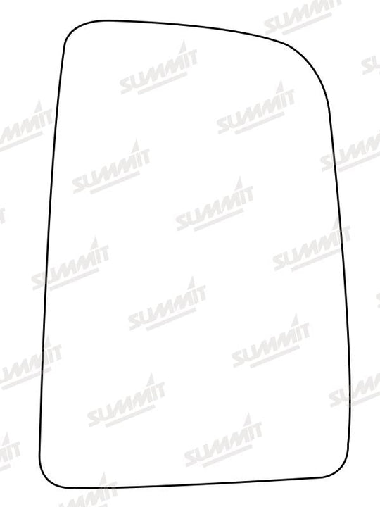 Summit Heated Base Plate With Commercial Mirror Glass fits Merc Benz Sprinter / VW Crafter RHS - Summit - My Roof Bars