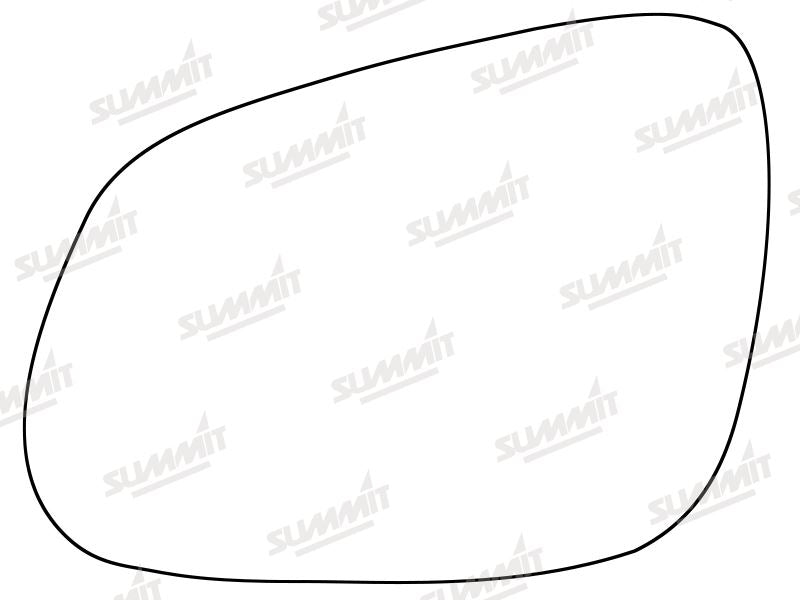 Summit Stick-On Standard Mirror Glass fits Vauxhall Viva 15 on LHS - Summit - My Roof Bars