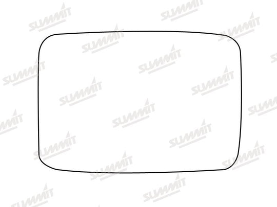 Summit Stick-On Standard Mirror Glass fits VW Golf Mk2 LHS - Summit - My Roof Bars
