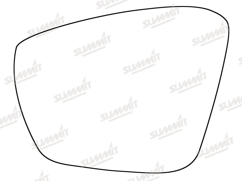 Summit Stick-On Standard Mirror Glass fits Skoda Octavia 15 on LHS - Summit - My Roof Bars