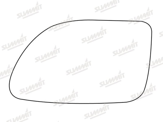 Summit Stick-On Standard Mirror Glass fits Renault 19 LHS - Summit - My Roof Bars