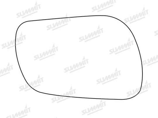 Summit Stick-On Standard Mirror Glass fits Mazda 6 RHS - Summit - My Roof Bars