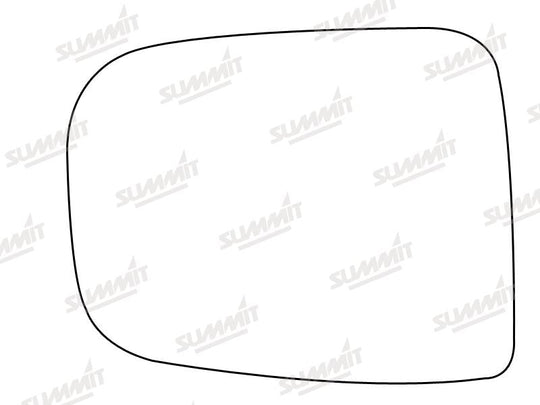 Summit Stick-On Standard Mirror Glass fits Toyota Previa 94 to 03 LHS - Summit - My Roof Bars