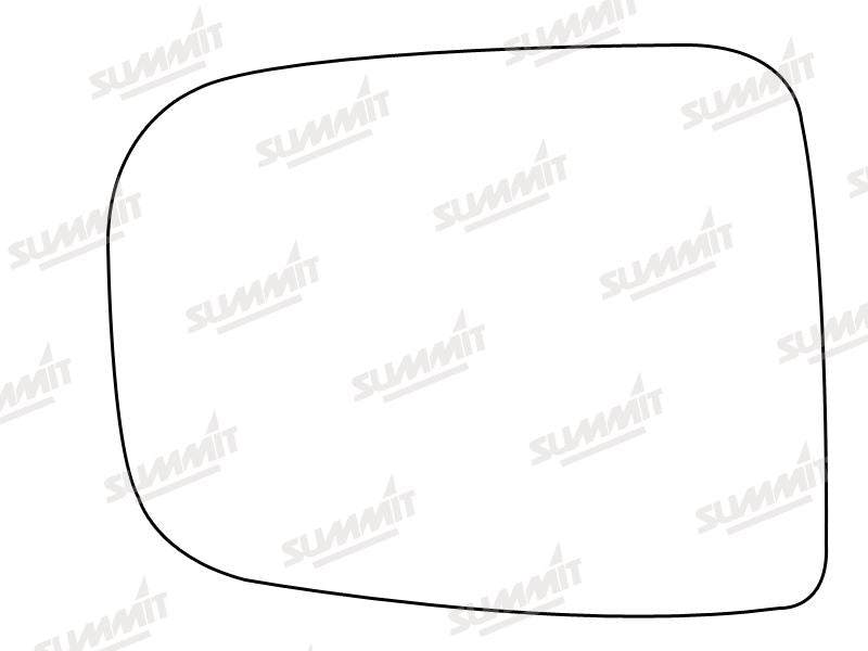 Summit Stick-On Standard Mirror Glass fits Toyota Previa 94 to 03 LHS - Summit - My Roof Bars
