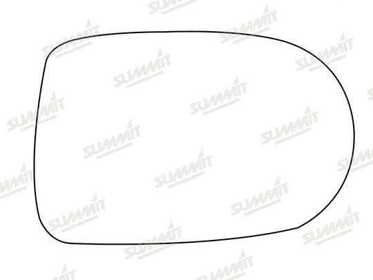 Summit Stick-On Standard Mirror Glass fits Mazda Xedos 6 9 RHS - Summit - My Roof Bars