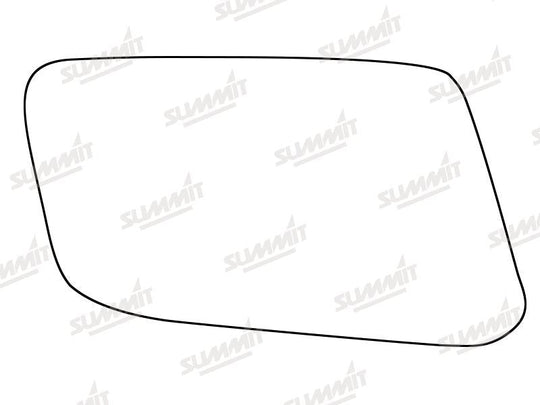 Summit Stick-On Standard Mirror Glass fits Volvo 440 460 RHS - Summit - My Roof Bars