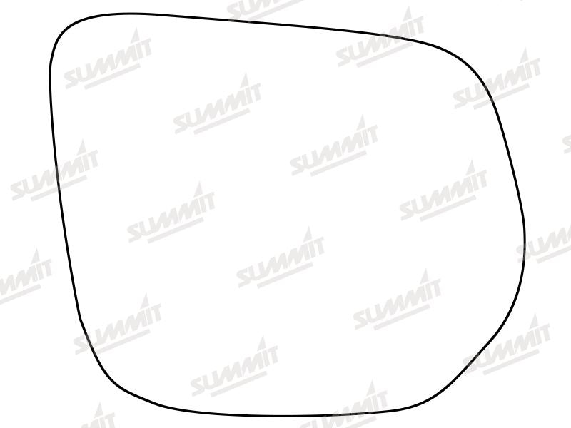 Summit Stick-On Standard Mirror Glass fits Isuzu D-Max 12 on RHS - Summit - My Roof Bars