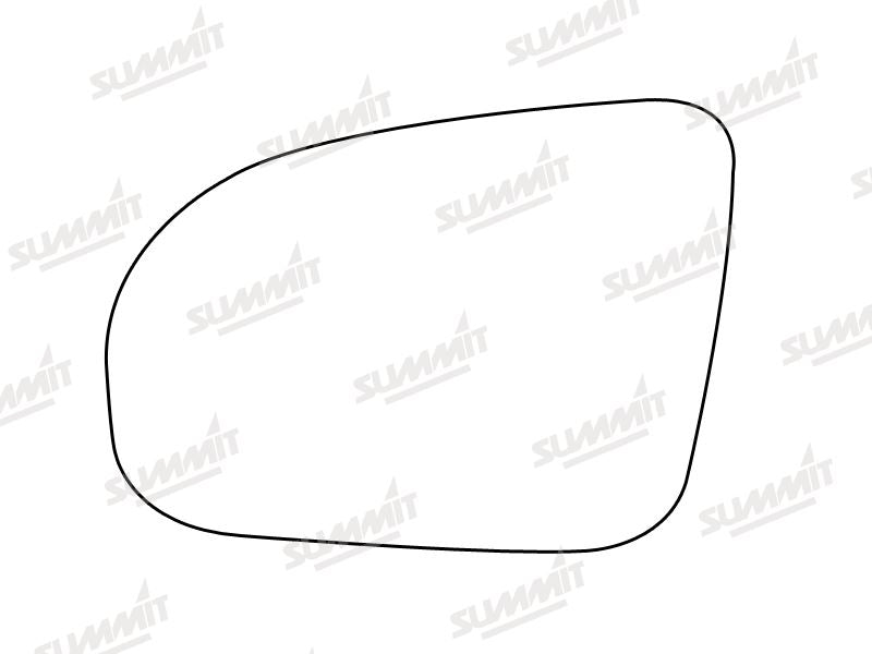 Summit Stick-On Standard Mirror Glass fits Vauxhall Corsa 93 to 00 LHS - Summit - My Roof Bars