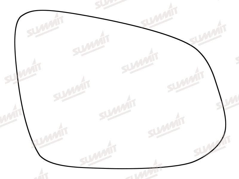 Summit Stick-On Standard Mirror Glass fits Toyota Rav4 13 on RHS - Summit - My Roof Bars