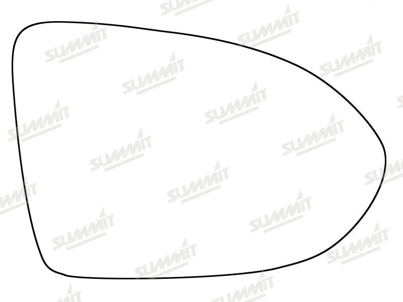 Summit Stick-On Standard Mirror Glass fits VW Passat 15 on RHS - Summit - My Roof Bars