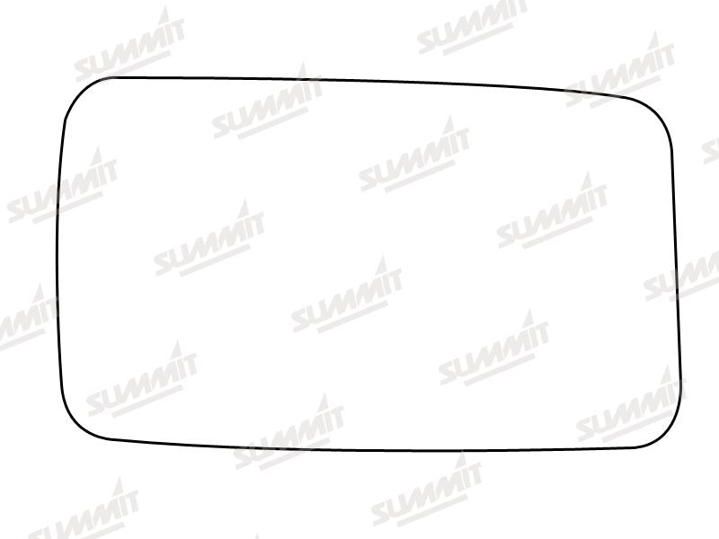 Summit Stick-On Standard Mirror Glass fits Renault 11 RHS - Summit - My Roof Bars