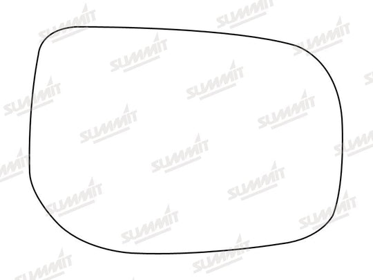 Summit Heated Base Plate With Standard Mirror Glass fits RHS - Summit - My Roof Bars