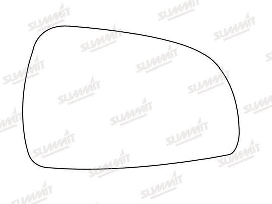 Summit Stick-On Standard Mirror Glass fits Hyundai Matiz 01 on RHS - Summit - My Roof Bars