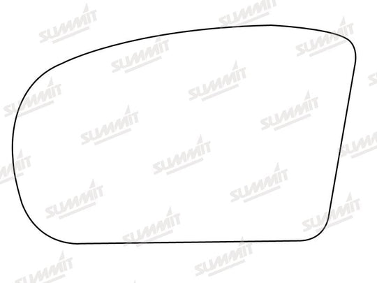Summit Heated Base Plate With Blind Spot Mirror Glass fits Merc C Class / E Class LHS - Summit - My Roof Bars