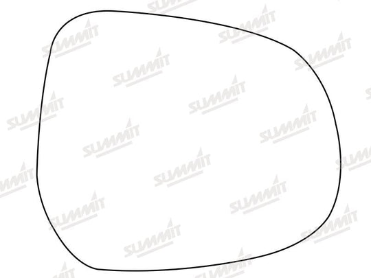 Summit Heated Base Plate With Standard Mirror Glass fits Vauxhall Agila 08 on Suzuki Splash 08 on RHS - Summit - My Roof Bars
