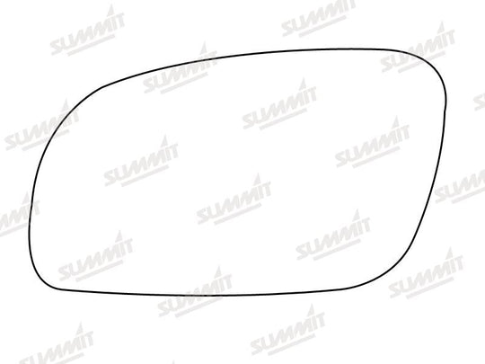 Summit Stick-On Standard Mirror Glass fits VW Touran 03 on LHS - Summit - My Roof Bars