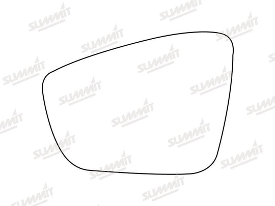 Summit Stick-On Standard Mirror Glass fits VW Polo 09 to 13 LHS - Summit - My Roof Bars