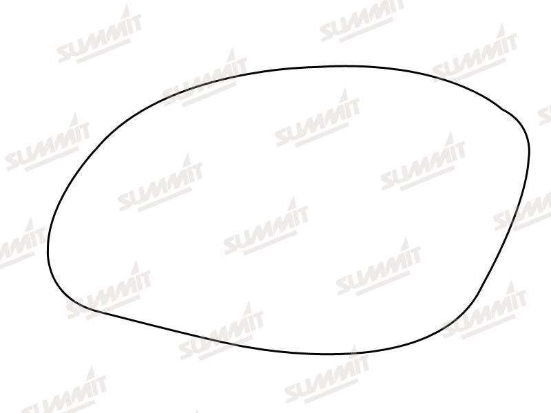 Summit Heated Base Plate With Standard Mirror Glass fits Vauxhall Vectra 99 to 02 LHS - Summit - My Roof Bars