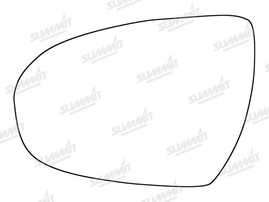 Summit Stick-On Standard Mirror Glass fits Hyundai Tucson 15 on LHS - Summit - My Roof Bars