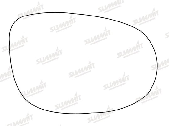 Summit Stick-On Standard Mirror Glass fits Ford Ka 09 on RHS - Summit - My Roof Bars