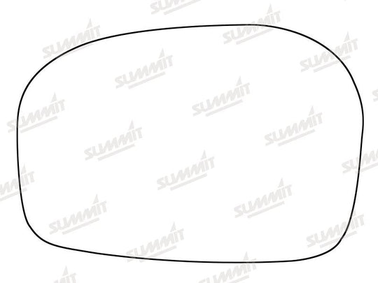 Summit Stick-On Standard Mirror Glass fits Honda Jazz 09 on LHS - Summit - My Roof Bars