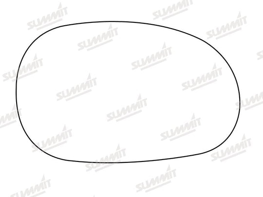 Summit Stick-On Standard Mirror Glass fits Renault Laguna RHS - Summit - My Roof Bars