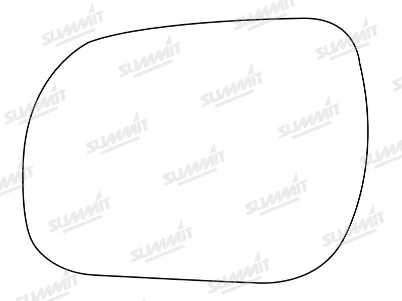 Summit Stick-On Standard Mirror Glass fits Toyota Rav 4 06 on LHS - Summit - My Roof Bars