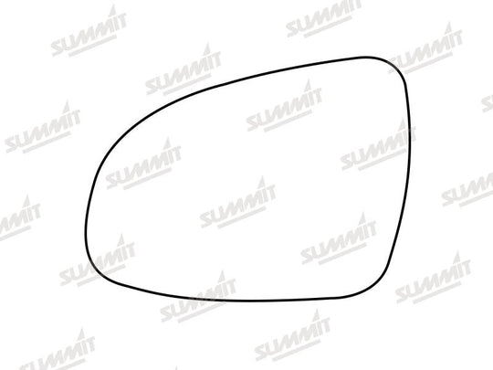 Summit Stick-On Standard Mirror Glass fits Kia Sportage 16 to 17 LHS - Summit - My Roof Bars