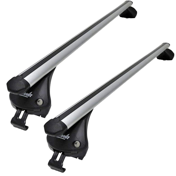 Summit SUP-957D Premium Integrated Railing Bar for Cars with Running Rails, Aluminium, Set of 2 - Summit - My Roof Bars