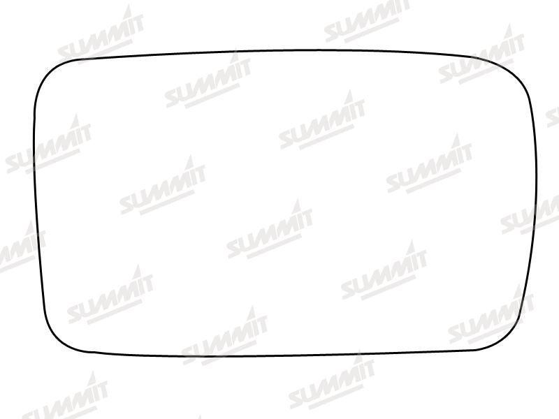 Summit Stick-On Standard Mirror Glass fits Seat Ibiza RHS - Summit - My Roof Bars