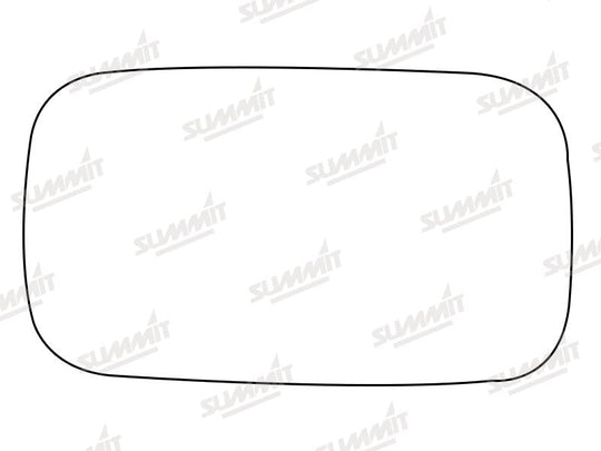 Summit Stick-On Standard Mirror Glass fits Volvo V50 04 to 12 LHS - Summit - My Roof Bars