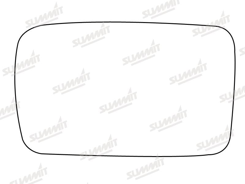 Summit Stick-On Standard Mirror Glass fits Seat Ibiza LHS - Summit - My Roof Bars