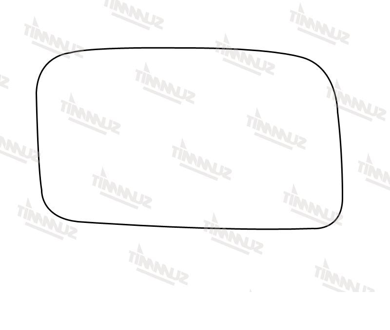 Summit Stick-On Standard Mirror Glass fits VW Jetta RHS - Summit - My Roof Bars