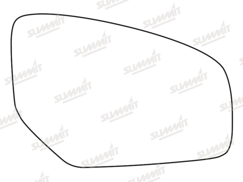 Summit Stick-On Standard Mirror Glass fits Honda Civic RHS - Summit - My Roof Bars