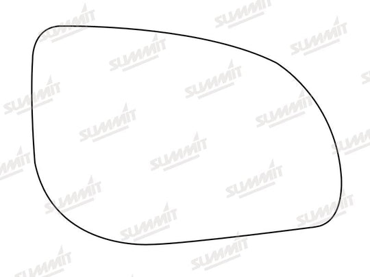 Summit Stick-On Standard Mirror Glass fits Hyundai i10 i20 09 on RHS - Summit - My Roof Bars